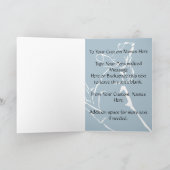 ハウンドドッグ カード 犬の絵のオーダーメイド グリーティングカード (内部)