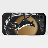 ハウンドドッグ iPhone ケース 狩猟犬 アート ケース Case-Mate iPhoneケース (裏面(横))