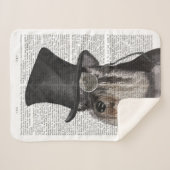 ハウンドフォーマル・ハット・シュナウザー シェルパブランケット (正面(横))