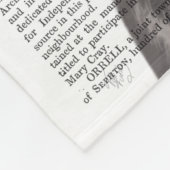 ハウンドフォーマル・ハット・シュナウザー フリースブランケット (角)