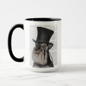 ハウンドフォーマル・ハット・シュナウザー マグカップ (左)
