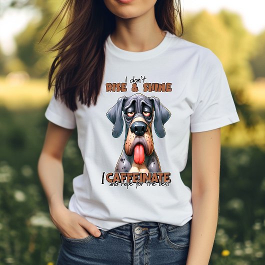 ハウンドユーモアのある:おもしろい犬タイポグラフィTシャツ Tシャツ