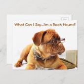 ハウンド犬はがき ポストカード (正面/裏面)