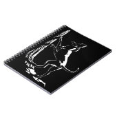 ハウンド犬ノート犬の日記の本 ノートブック (左側)