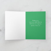 ハウンド犬メリークリスマス素晴らし孫娘 カード (内部)