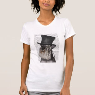 ハウンド·アフォーマルンド·ハット·シュナウザー Tシャツ