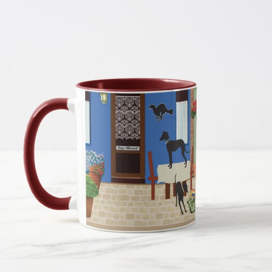 ハウンド・デイ・アウト マグカップ (左)