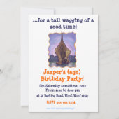 ハウンド・ドッグ・パーティセンター 招待状 (裏面)