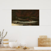 ハウンド&ハンター – ウィンスローホーマーファインアートポスター ポスター (キッチン)