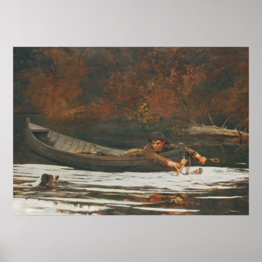 ハウンド&ハンター, 1892 (キャンバス上油) ポスター (正面)