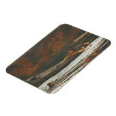 ハウンド&ハンター， 1892 (キャンバス上油) マグネット (左側)