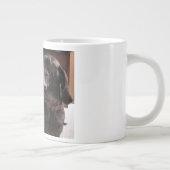 ハウンド・ブリンドルを打つ ジャンボコーヒーマグカップ (右)