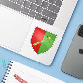 ハウート=ライン州コルマーの紋章 シール (ノートパソコンとiPhone)