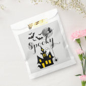 ハウ幽霊のよく出るス飛んでいるウィッチ不気味ハロウィーン フェイバーバッグ (封をした状態)