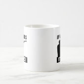 ハエが死ぬと面白いマグカップ コーヒーマグカップ (中央)