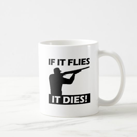 ハエが死ぬと面白いマグカップ コーヒーマグカップ (右)