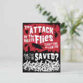 ハエが襲う！ ポストカード (スタンド正面)