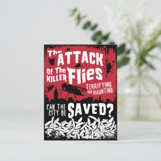 ハエが襲う！ ポストカード (スタンド正面)