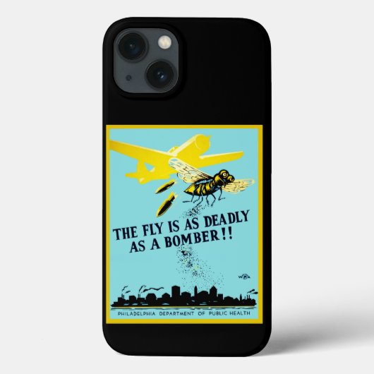 ハエは爆弾魔と同じくらい死に至る Case-Mate iPhoneケース (裏面)
