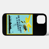 ハエは爆弾魔と同じくらい死に至る Case-Mate iPhoneケース (裏面 (横))
