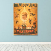 ハエみたいな男が集まる「後家のジョーンズ」 キャンバスプリント (インサイチュ (ウッドフロア))