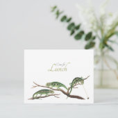 . .ハエを捕まえるランチ予測できな招待状カメレオン 招待状 (スタンド正面)