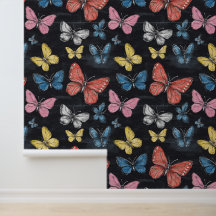 ハエカラフル虫採集模様