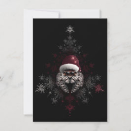 ハエトリグモのクリスマスカード ユニークなデザイン シーズンカード