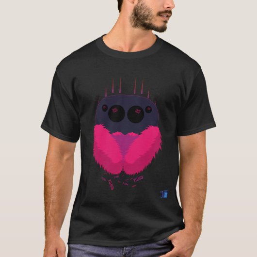 ハエトリグモ Tシャツ (正面)