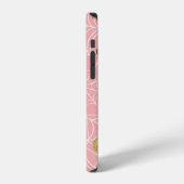 ハエトリソウ フローラル クモの巣 iPhoneケース (左側面)