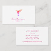 ハエレガントチドリ 名刺 (正面/裏面)