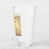 ハエレガントッパーソナライズされたピー101誕生日 タンブラーグラス (左)