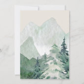 ハエレガントンド山書結婚式招待状 招待状 (裏面)