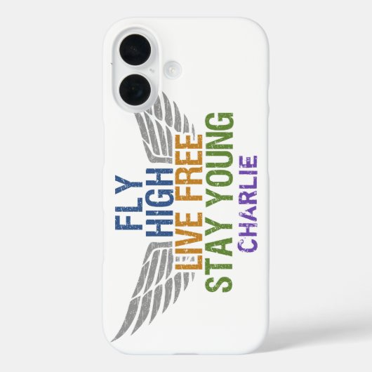 ハエ高カスタムケース Case-Mate iPhoneケース (裏面)