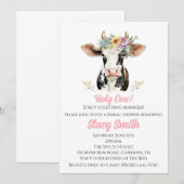 ハオリィーコー ブライダルシャワー 招待状 (正面/裏面)