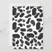 ハオリィ・コー・コー・プリント 2歳の誕生日パーティー招待状 招待状 (裏面)