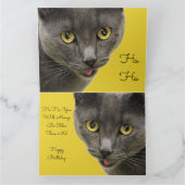 ハオールドワンハッピーバースデー カード (内部)