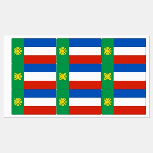 ハカシア旗 ラベル (シート)