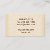 ハカスタマイズブブーケ名刺 名刺 (裏面)