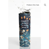 ハカスタマイズロウィーンギフト骨格ダンスおもしろい文字 タンブラー