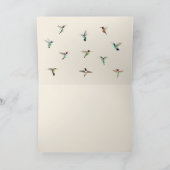 ハカスタムッピーリタイアメントハミングバードカード カード (内部)