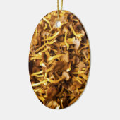 ハカニエミ市場ホールのシャンテレル セラミックオーナメント (左)