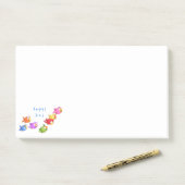 ハカラフルッピ飛んでいるーバード – かわいいスおもしろいズメ ポストイット (デスク)