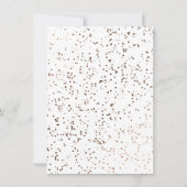 ハカランダとサボテン　ジオメトリック モダン ブライダルシャワー 招待状 (裏面)