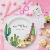 ハカランダ・フィエスタ・フラワーブライダルシャワー ペーパープレート (パーティー)