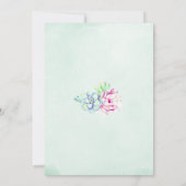 ハカランダ ブライダルシャワーの招待状 招待状 (裏面)