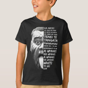 ハカ ニュージーランド マオリ ニュージーランド ラグビーファン Tシャツ