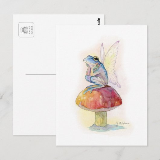 ハガガエルの妖精 ポストカード (正面/裏面)