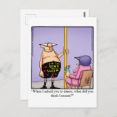 ハガキおもしろいユーモアおもしろい&笑 ポストカード (正面/裏面)