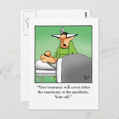 ハガキおもしろいーの取得 ポストカード (正面/裏面)